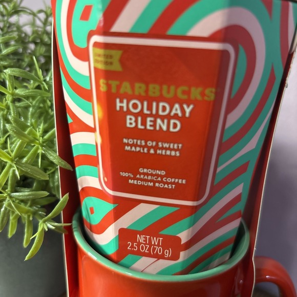 Starbucks Red Mug 16oz with Coffee Holiday Blend Gift 2024 LIMITED EDITION! NEW - Picture 12 of 12